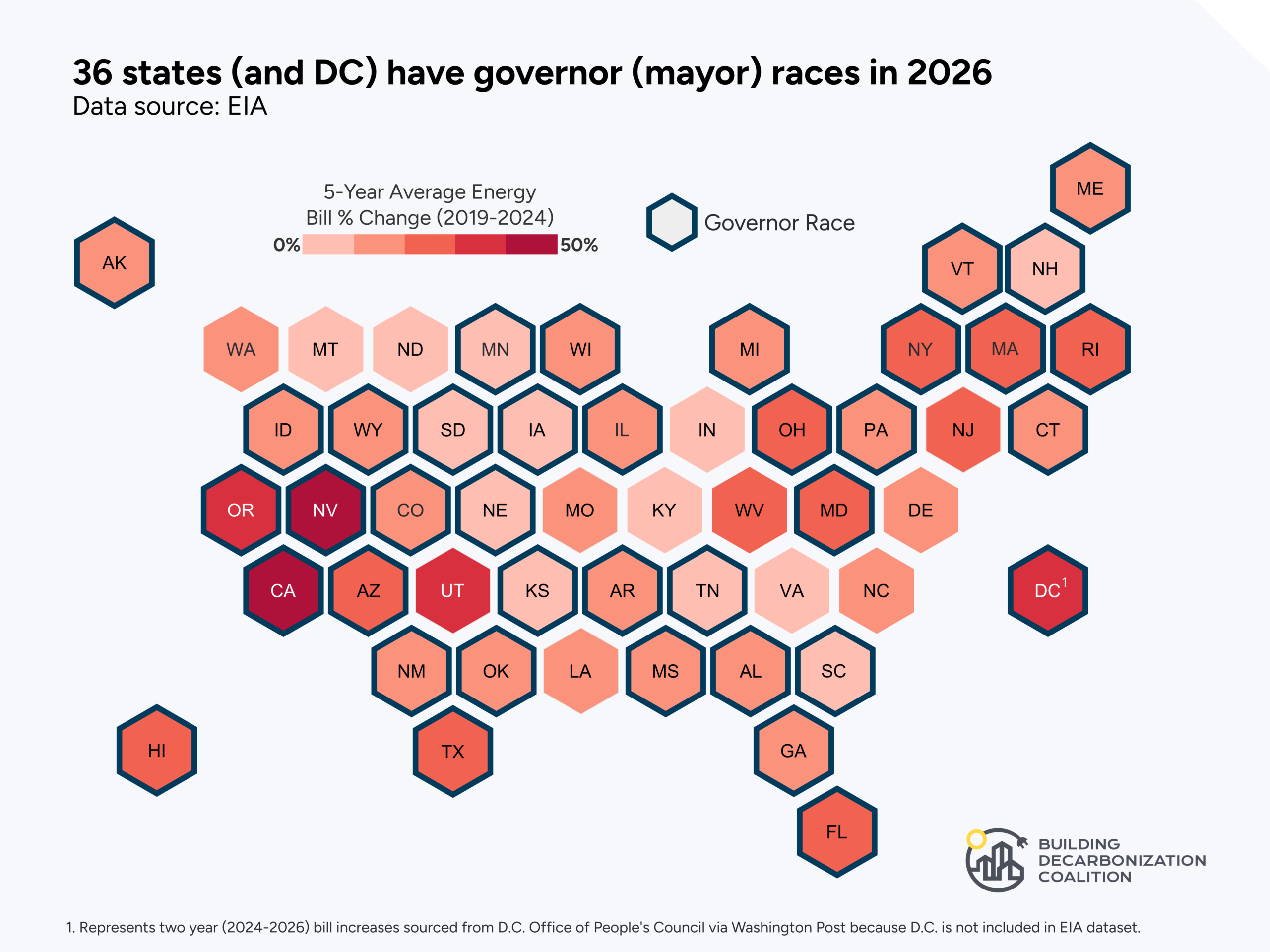 2026 Energy Bill Increases Hex Map