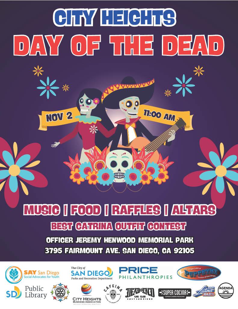 City Heights Day Of The Dead 2024 Flyer