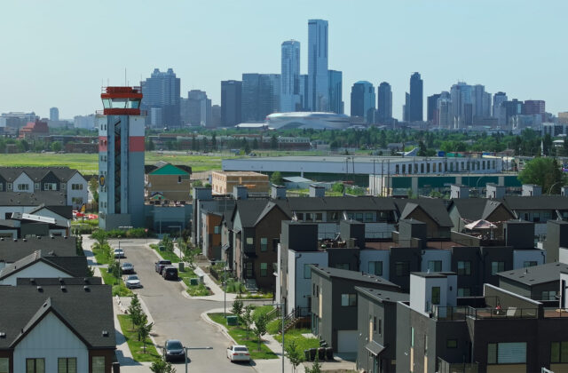 Drone Shot Of Community