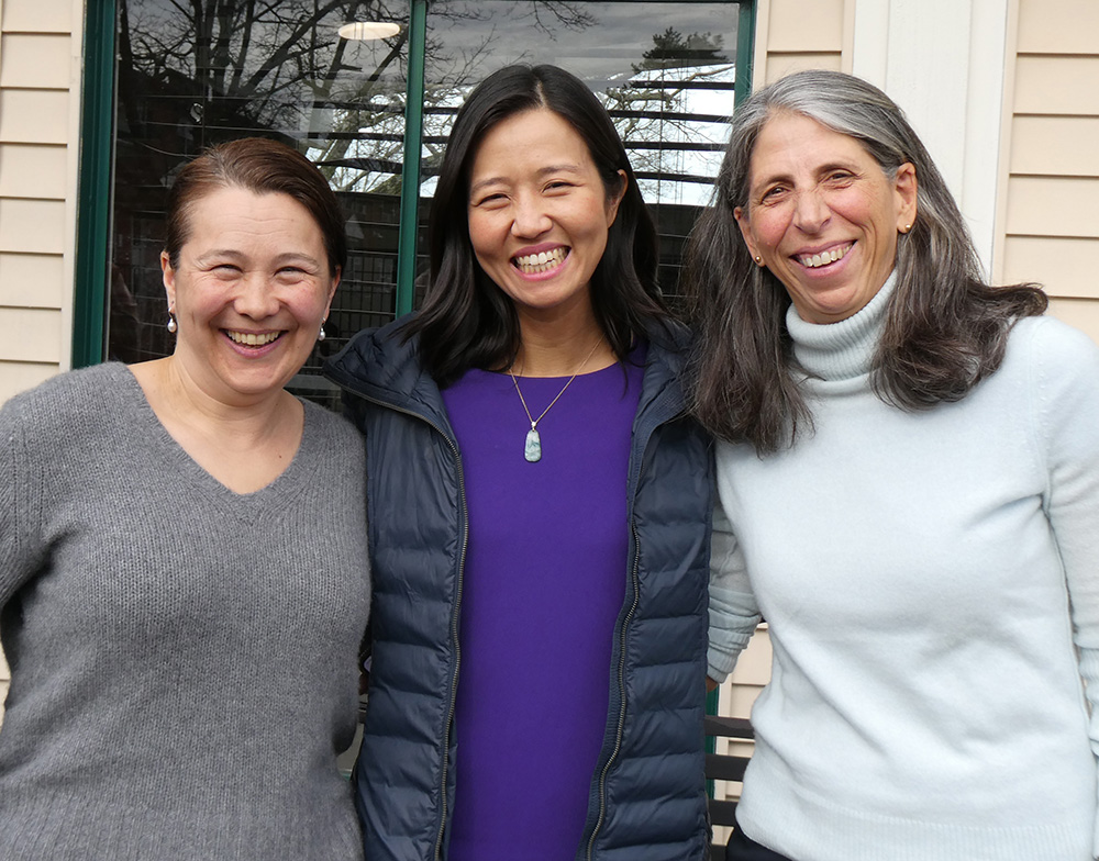 Heet And Building Decarbonization Coalition Celebrate Mayor Wu’s Announcement Of A Geothermal Network For The Franklin Field Community Zeyneb Magavi Mayor Michelle Wu Ania Camargo