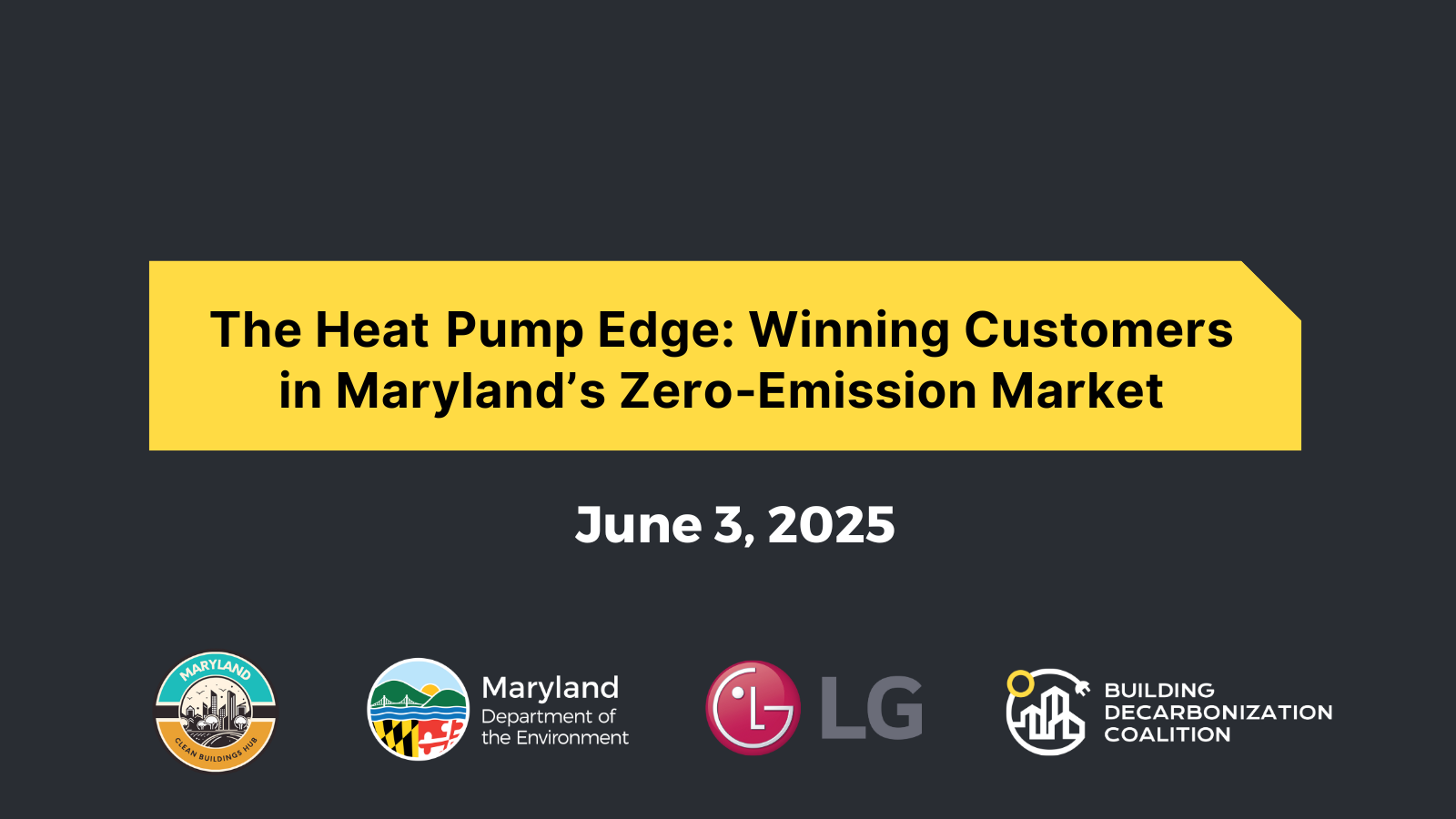 The Heat Pump Edge: Winning Customers in Maryland’s Zero‑Emission Market