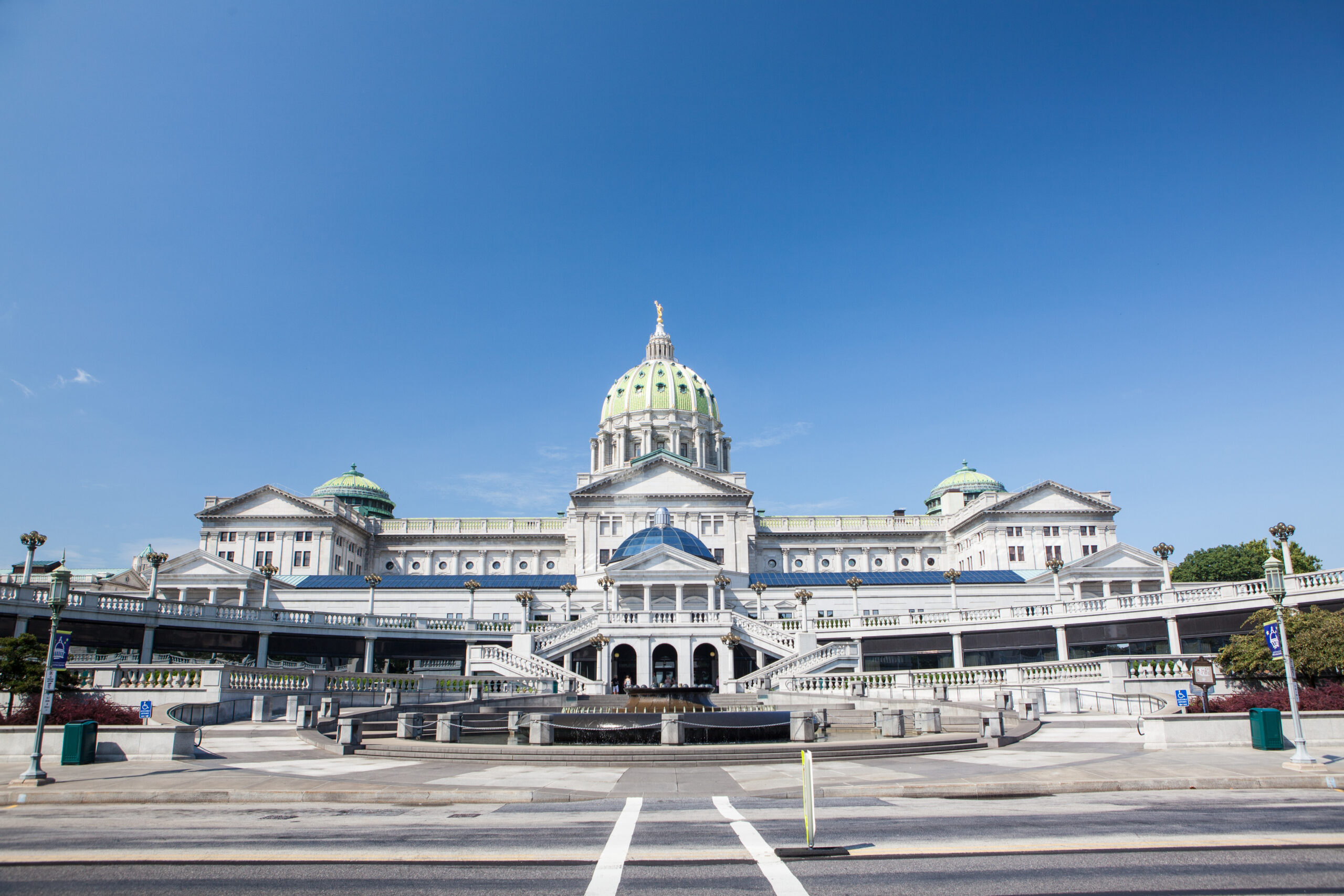 Pennsylvania State House & Capitol Building In Harrisburg, Pa