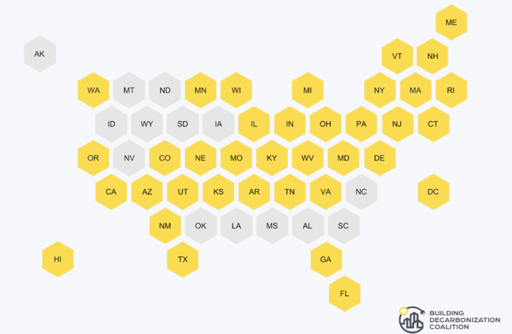 Mapping Decarb Momentum: 2025 Building Decarbonization Legislation Trends